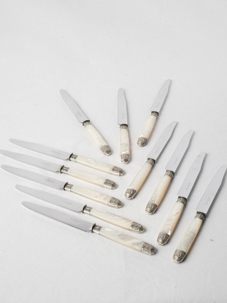 Antique mother-of-pearl handle knives  