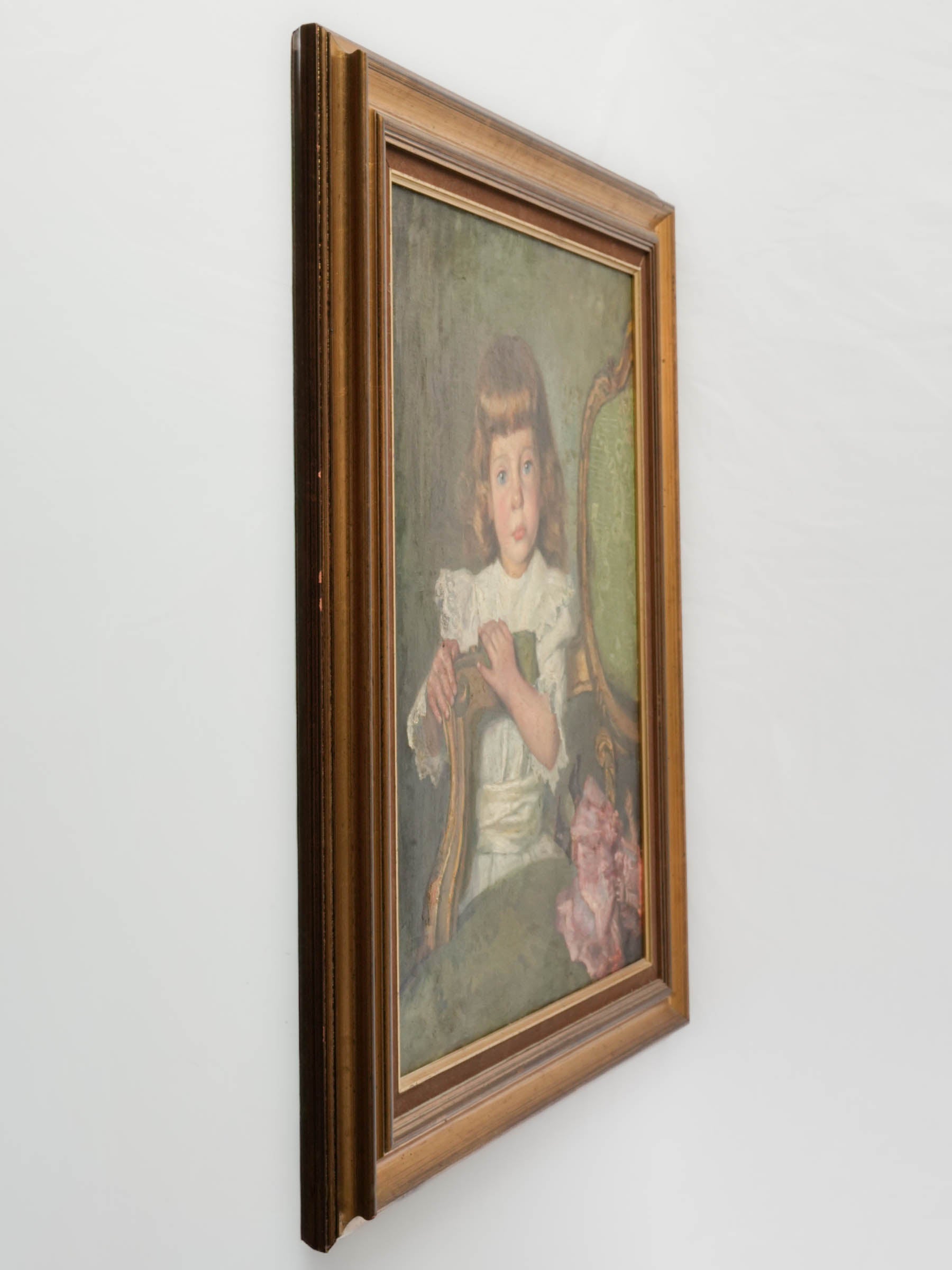 Gently aged traditional portrait  