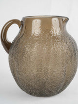 1960s textured cantaloupe-style glassware