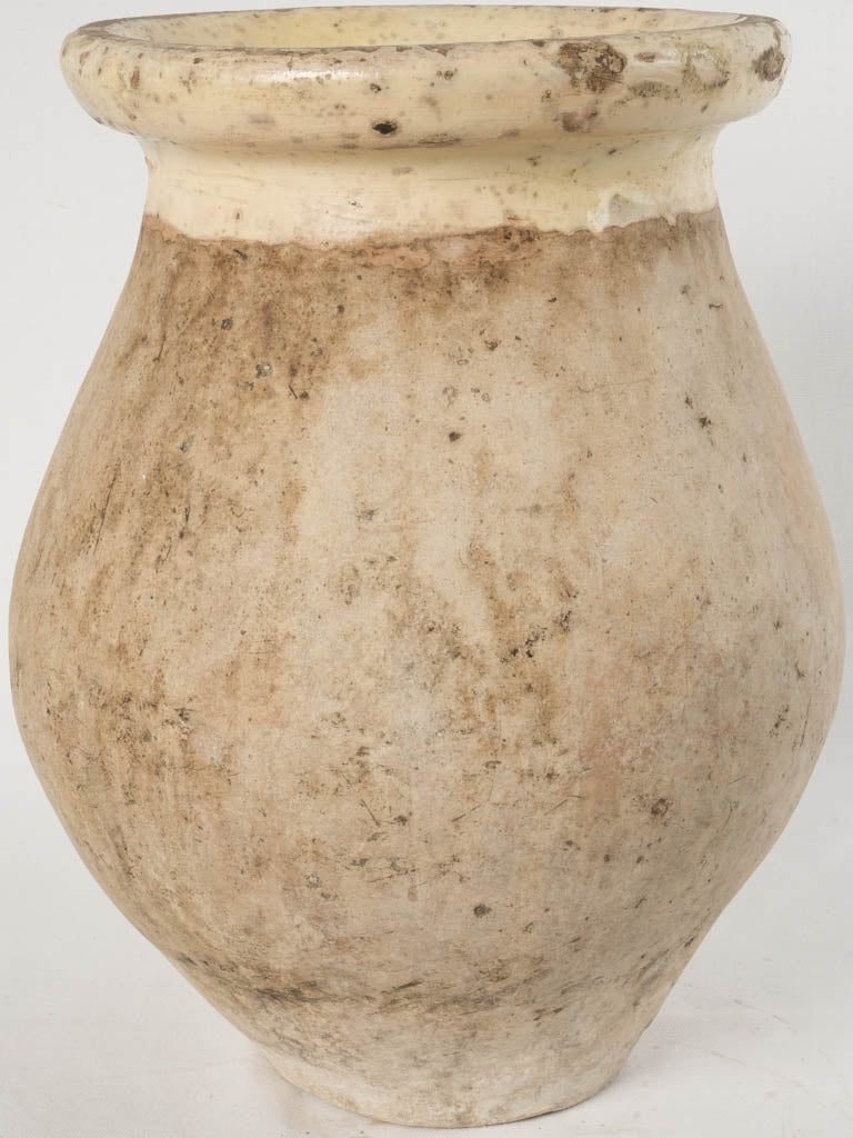 Vintage French olive jar