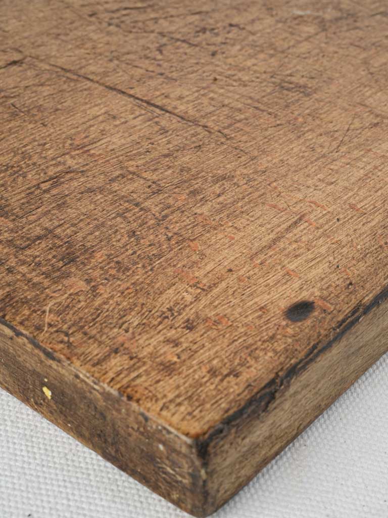 Vintage French rustic wooden platter