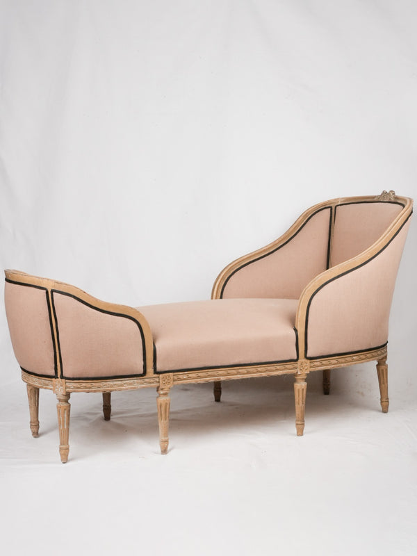 Antique restored Louis XVI chaise longue