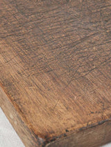Practical antique wooden food prep board