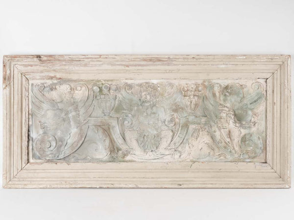 Timber-framed 19th-century plaster wall artwork