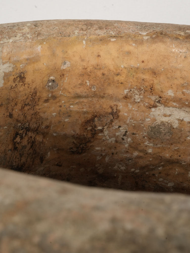 Old-World Beige Olive Jar