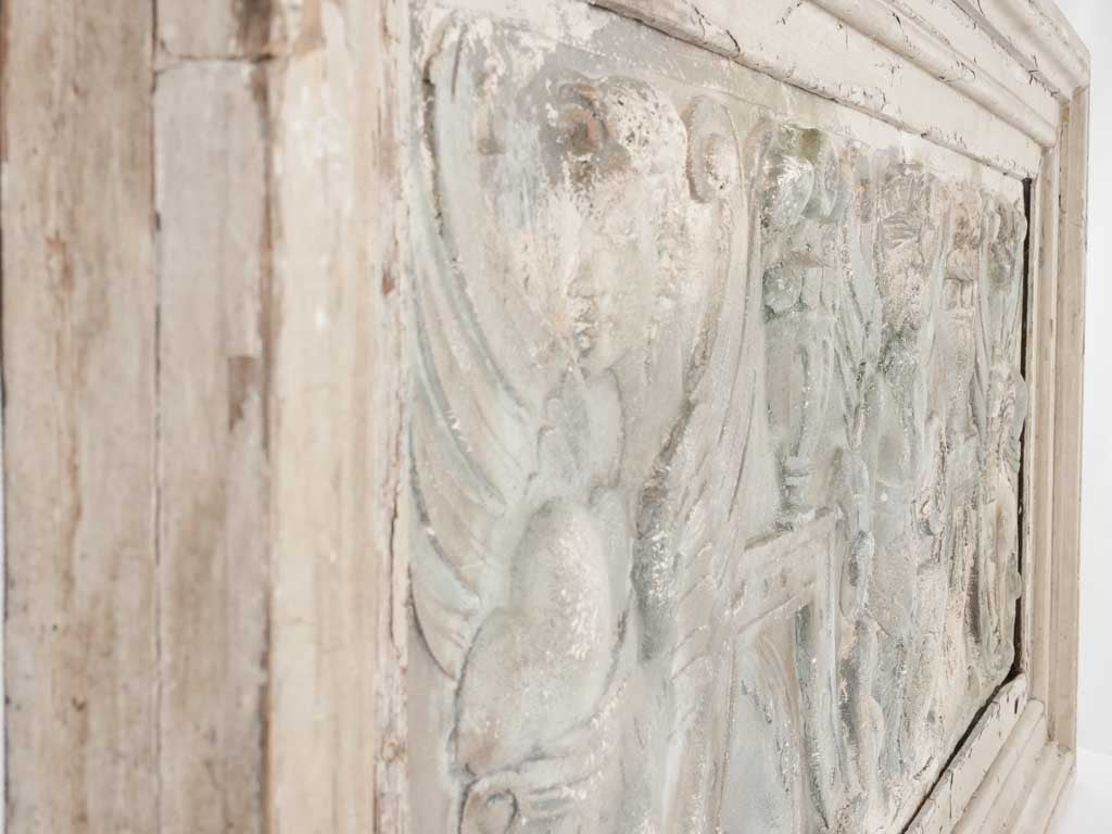 Salvaged Neoclassical bedroom wall boiserie