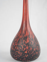 Artistic glass leopard pattern piece