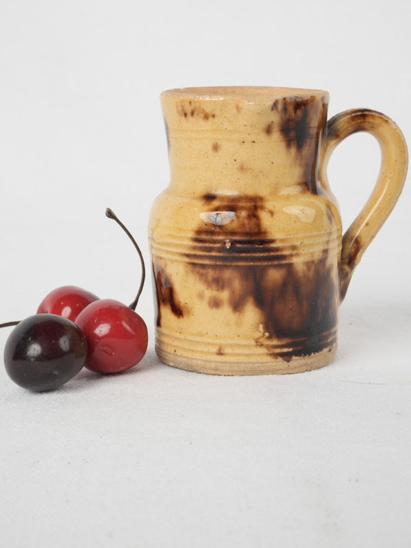 Charming miniature historical ceramic pitcher