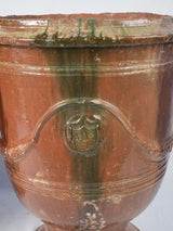 Renowned large flame glazed urns