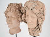 Timeless terracotta statuettes, versatile display
