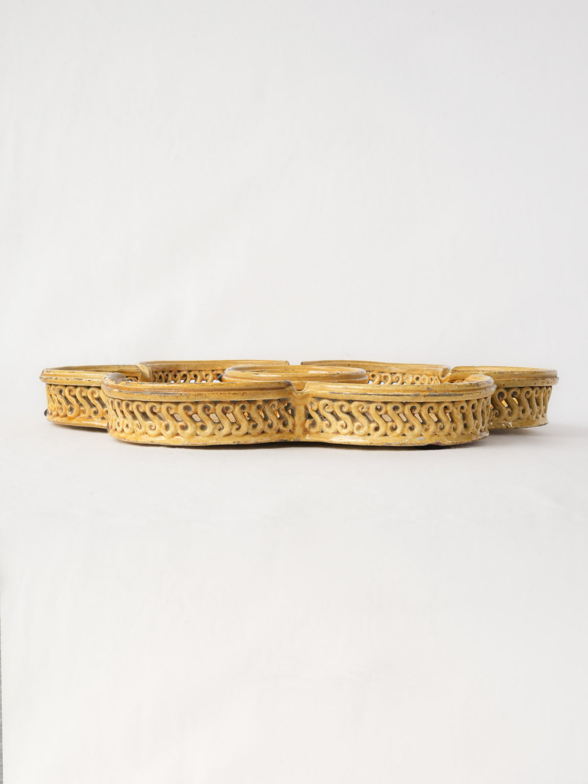 Rare 19th-Century Provençal Pottery Centerpiece - 15¼"
