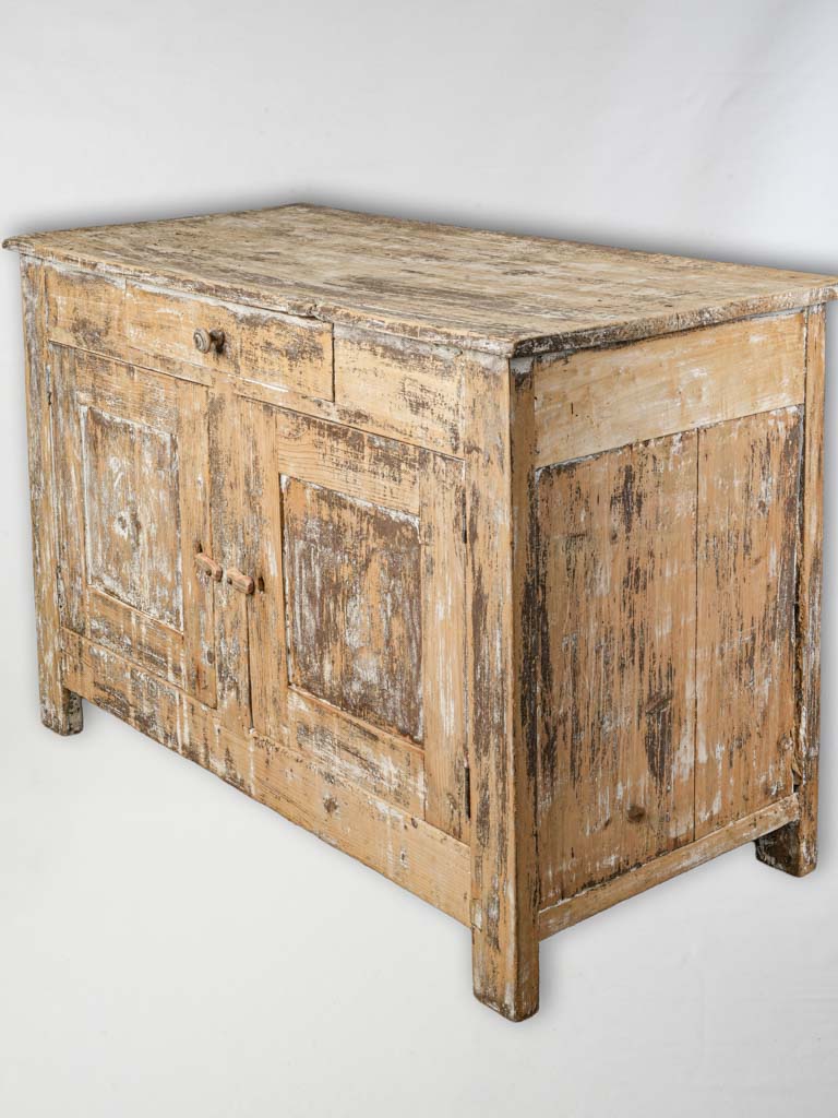 19th-Century French Provincial Painted Wood Buffet - 31½"