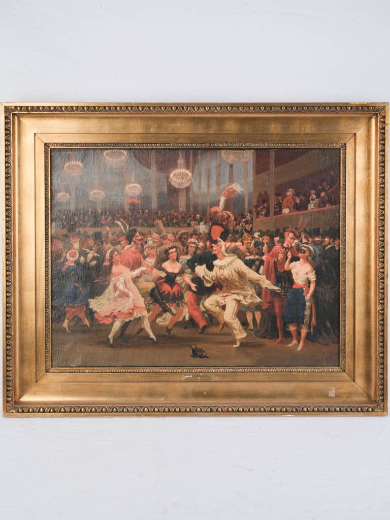 Early 20th-century ballroom canvas  