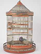 Small 19th century French birdcage 15"