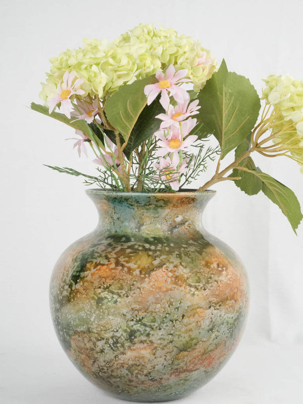 Vintage blown glass vase 12¼"