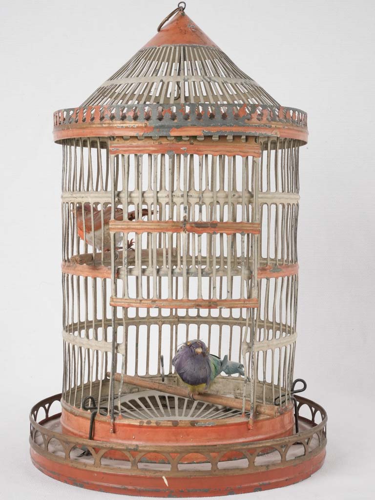 Small 19th century French birdcage 15"