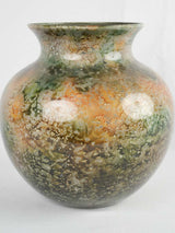 Colorful antique decorative centerpiece glass vase