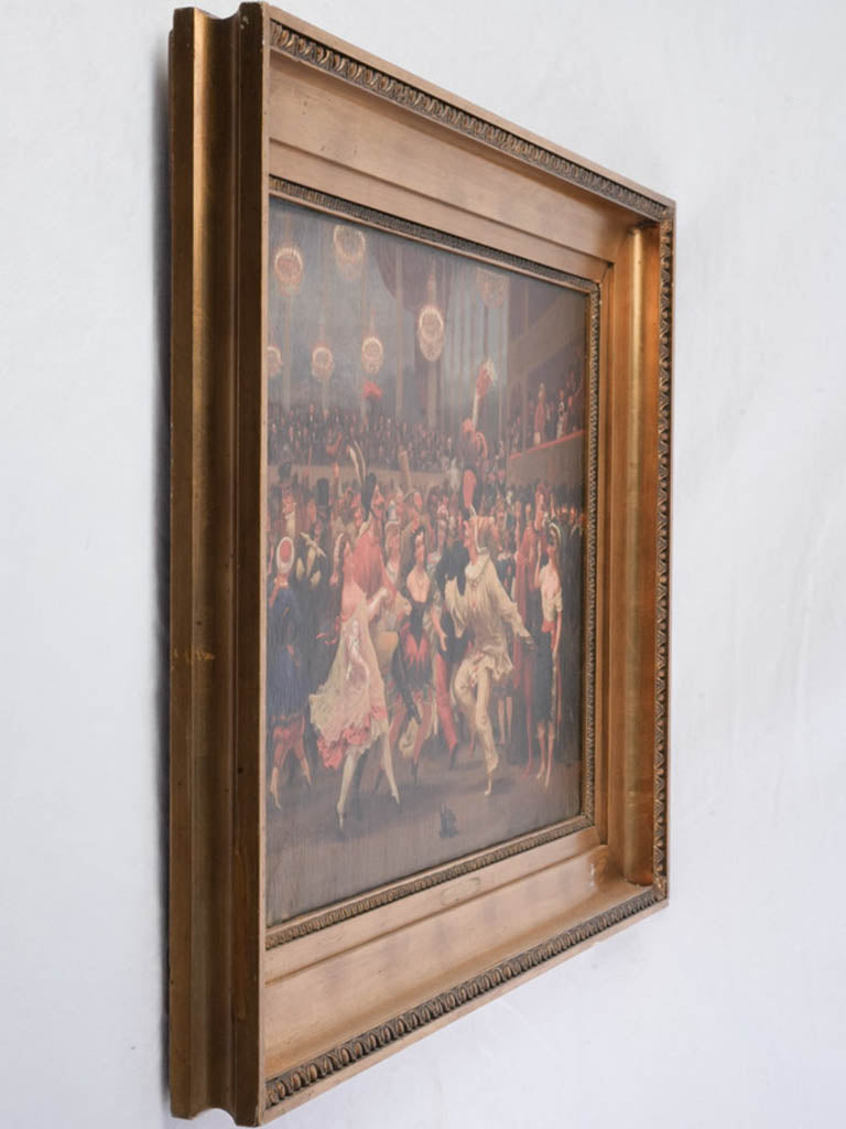 Warm cream and gold art  