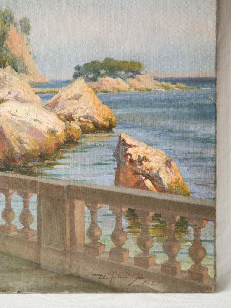 Signed oil canvas French masterpiece  