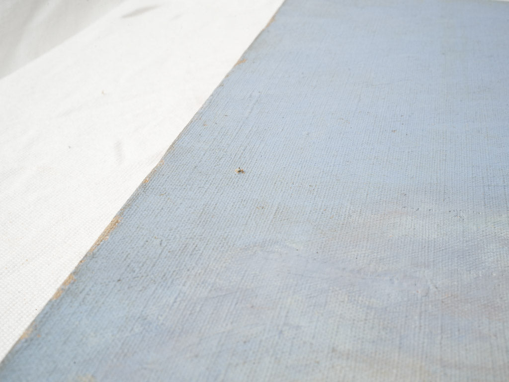 Gilt-framed vibrant Riviera canvas  