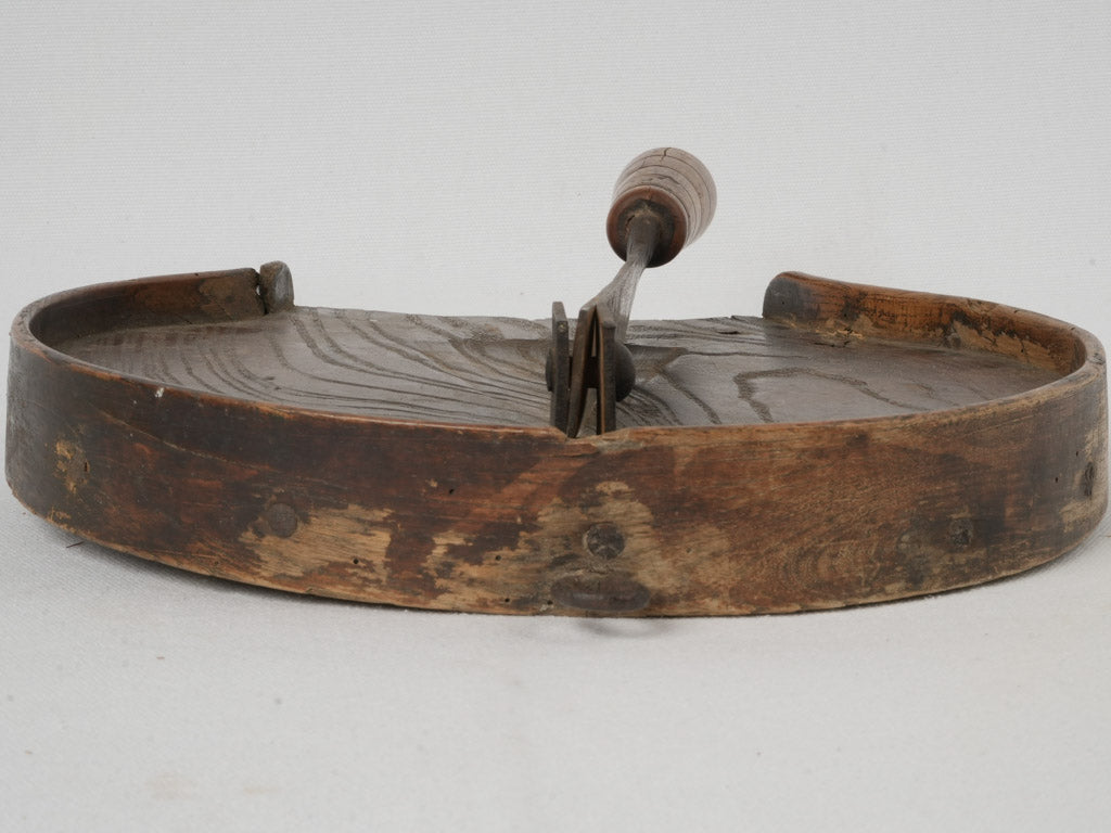 Antique, farmhouse-style chocolate cutting tool