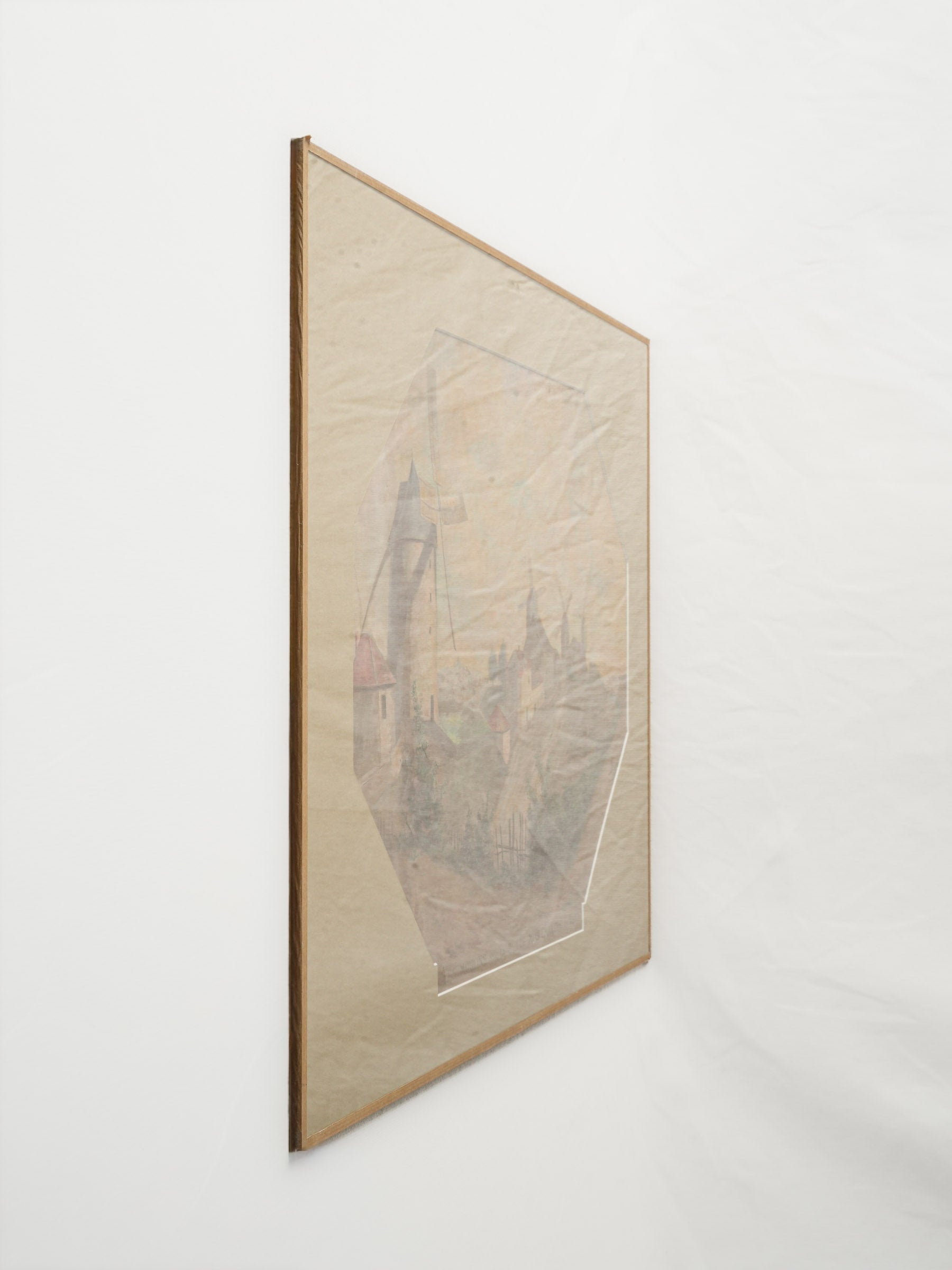 Polished framed watercolor illustration