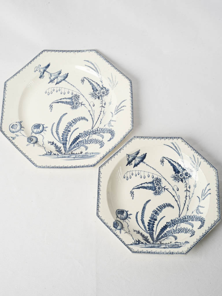 Graceful vintage ironstone serving dish  