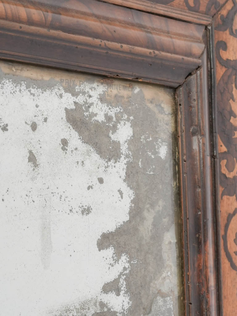 Provincial crafted antique mirror