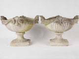 Pair of 1940s cup shaped planters 13½"