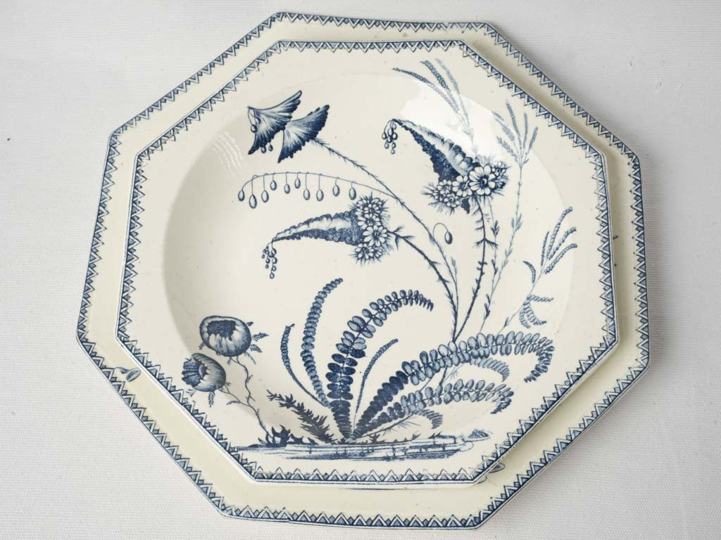 Botanical design vintage dinnerware  