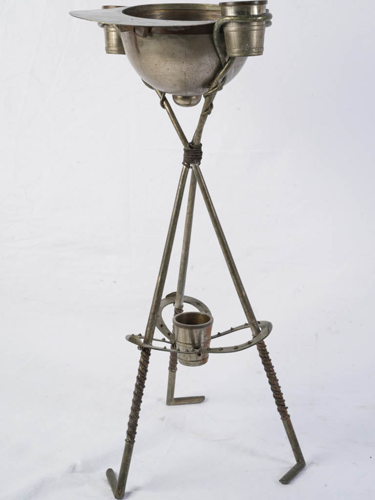 Rare vintage equestrian-inspired basin