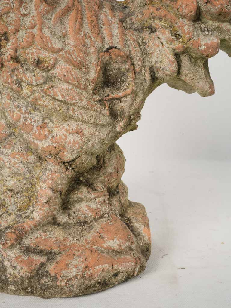 French heritage concrete chicken decoration  