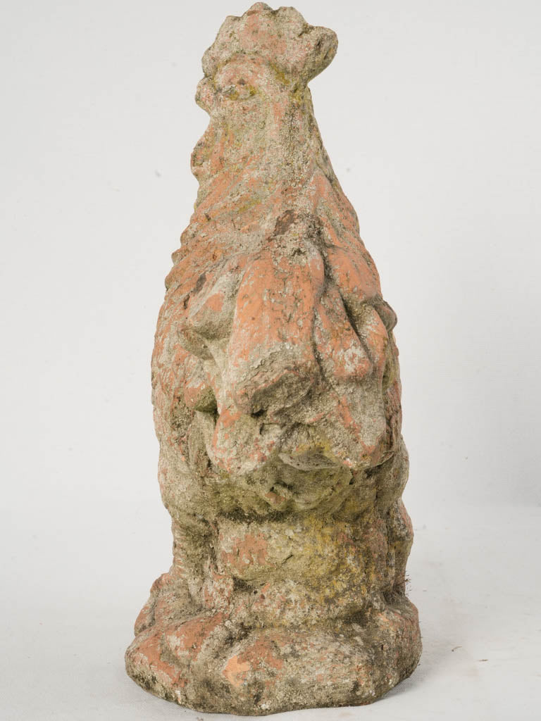 Aged garden focal point statue  