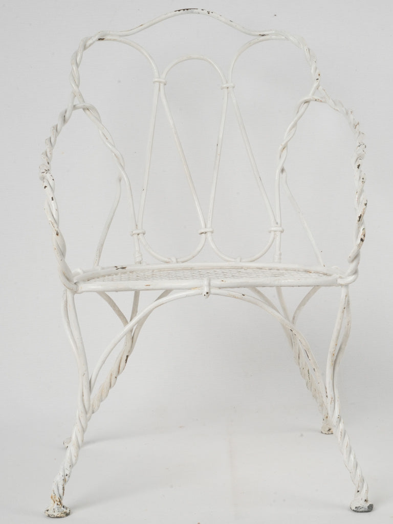 Delightful Twisted Iron Kid's Chair