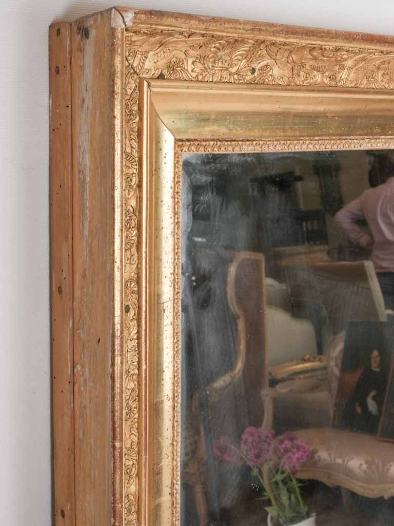 Original glass Directoire bedroom mirror