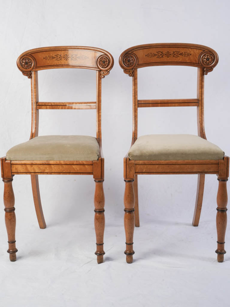 Carved rosette roundel furniture  