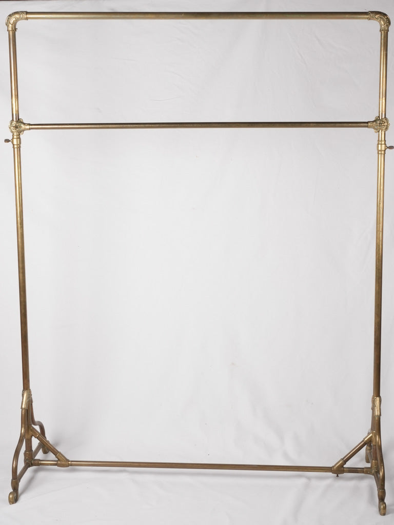 Antique French clothes rack - bronze 78¼