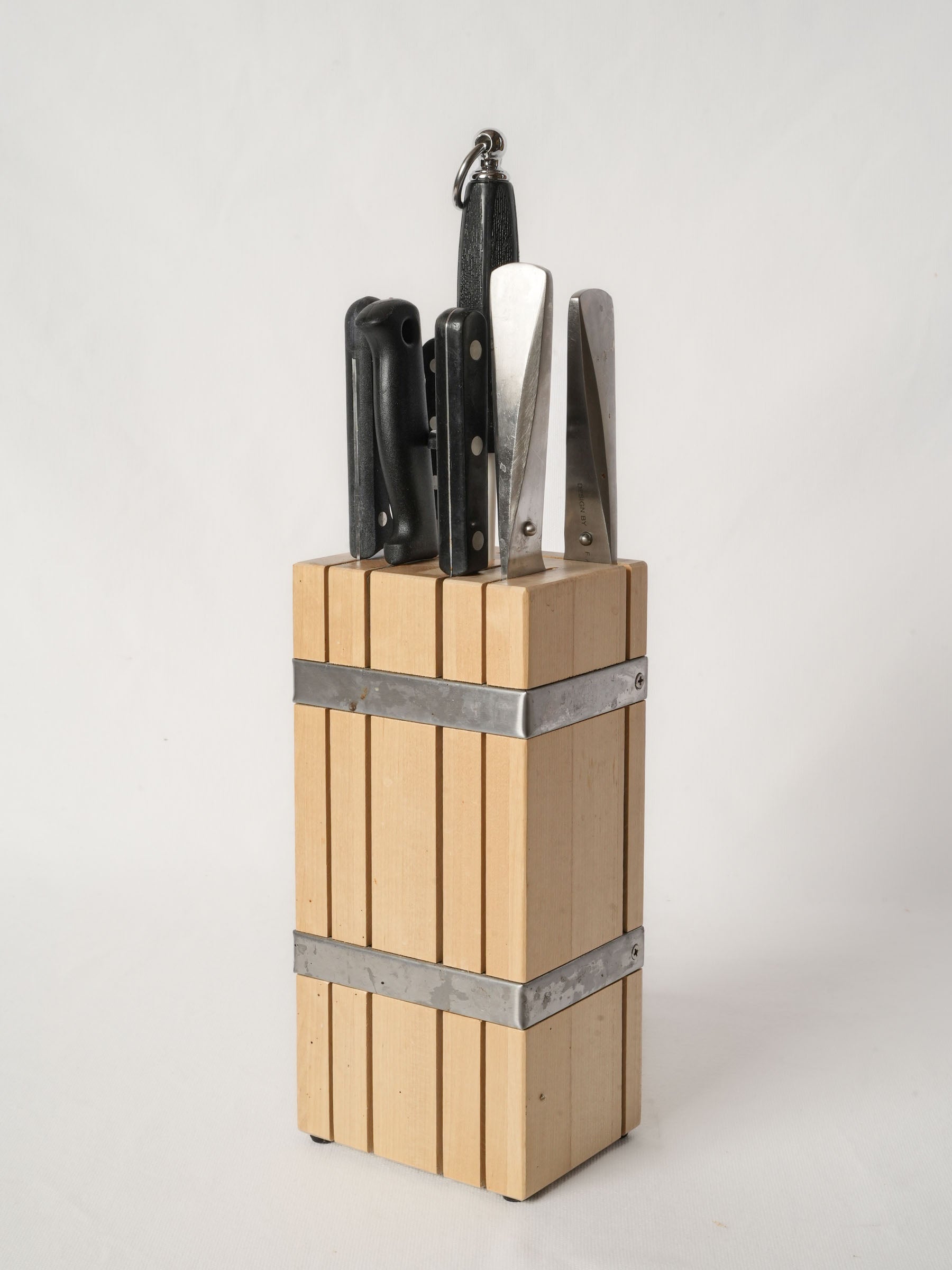 French Knife Set in a Wooden Block - Set 1
