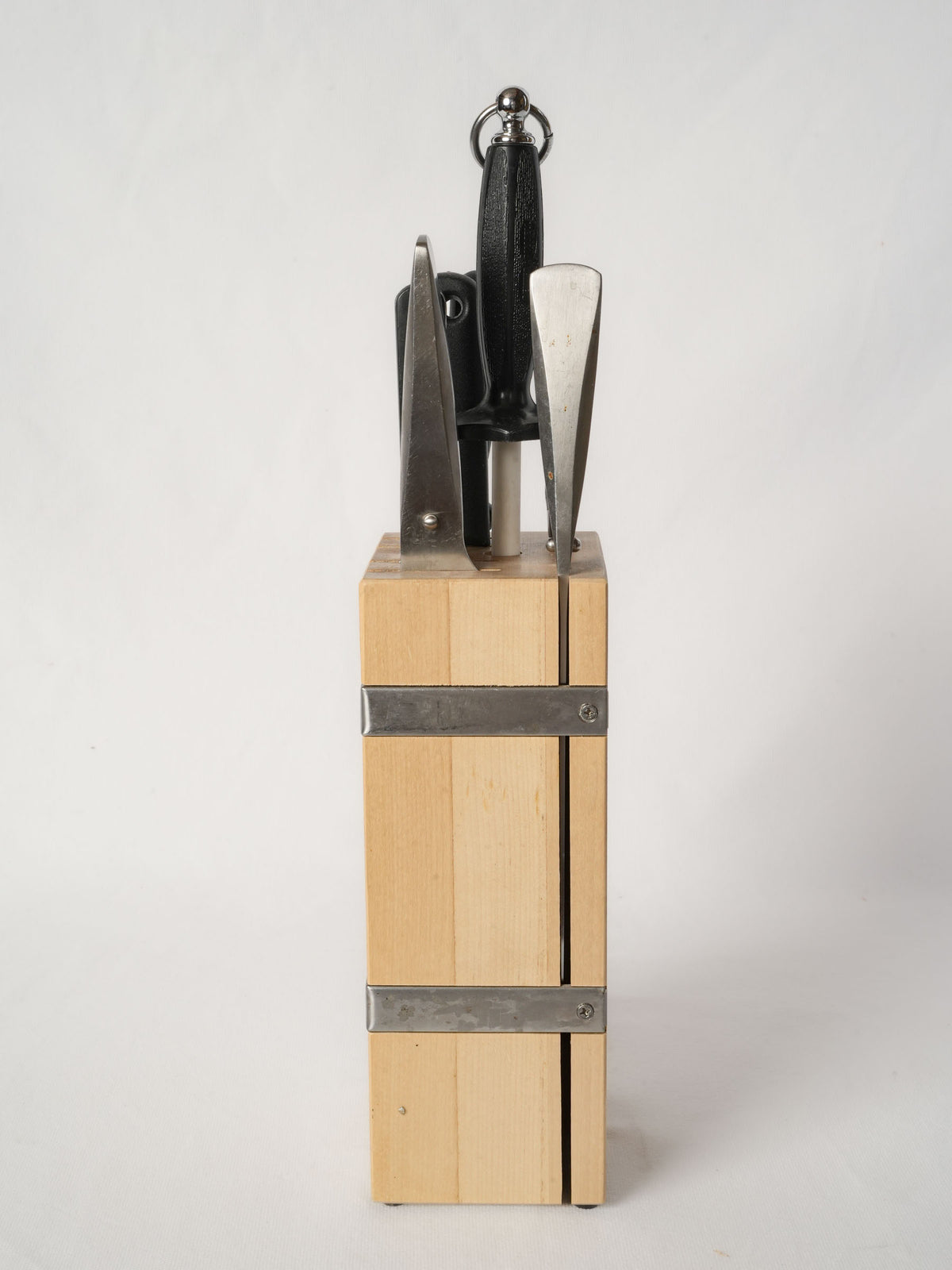 French Knife Set in a Wooden Block - Set 1