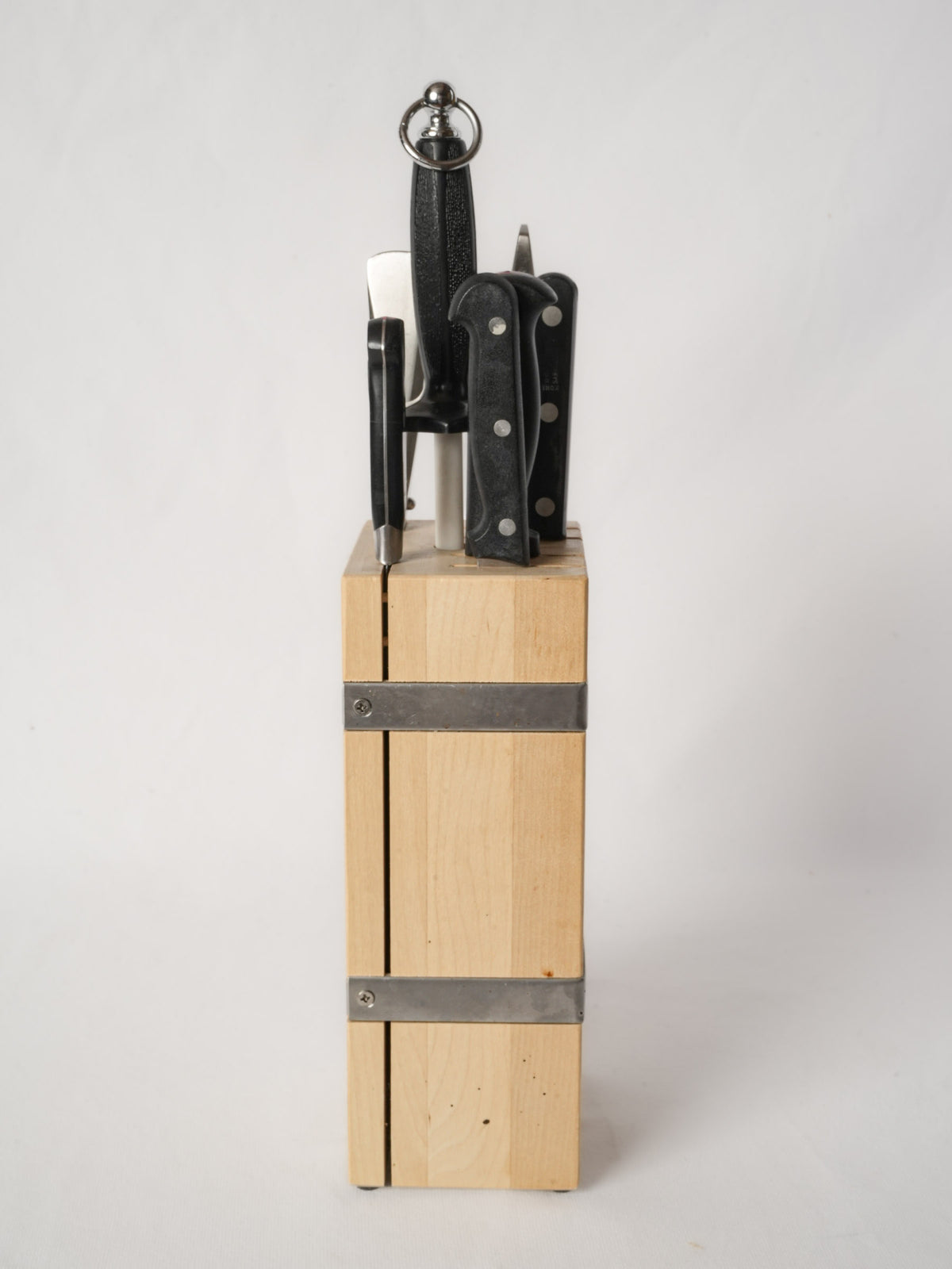French Knife Set in a Wooden Block - Set 1