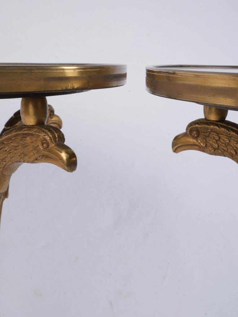 Luxurious mirror-like finish tables  