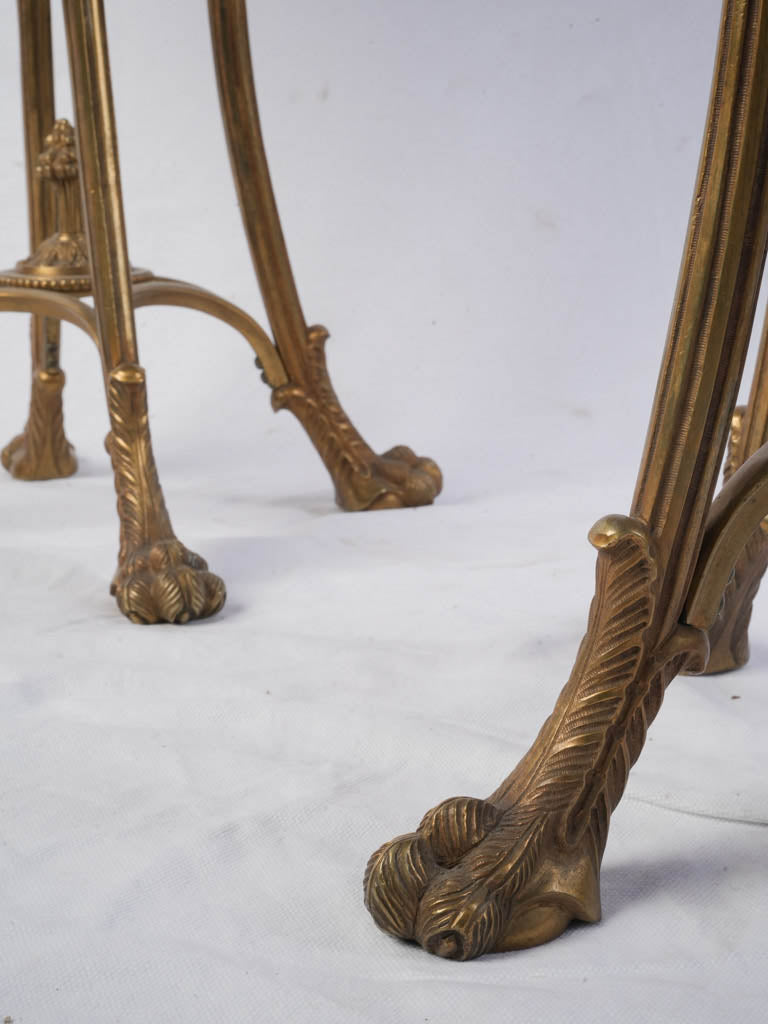 Intricate cross-stretcher design tables  