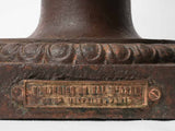 Antique cast iron French garden urns