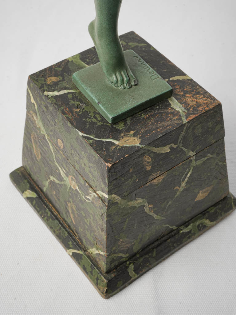 Classic green patina bronze  