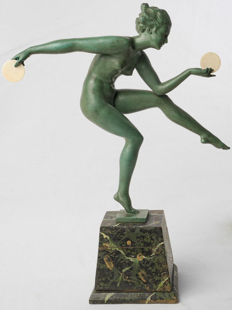 Unique mythological-themed bronze statue  