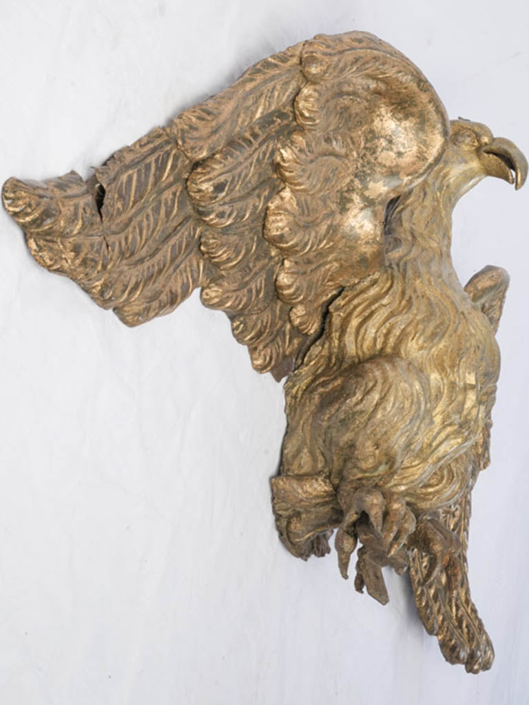 Ornate authority-gilded eagle sculpture
