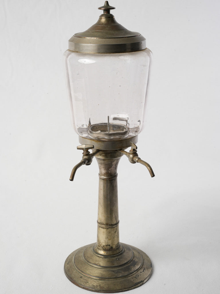 Vintage metal-glass absinthe fountain  