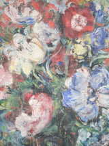 Restored classic floral painting