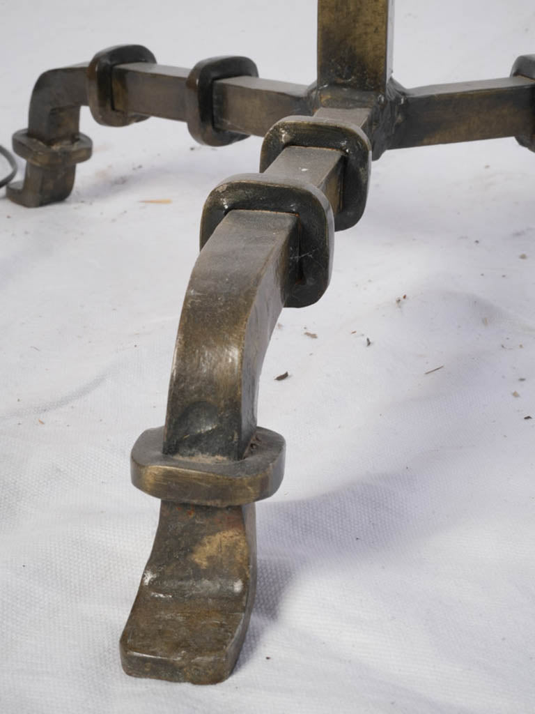 Stylish Indian alabaster torchère lamps  