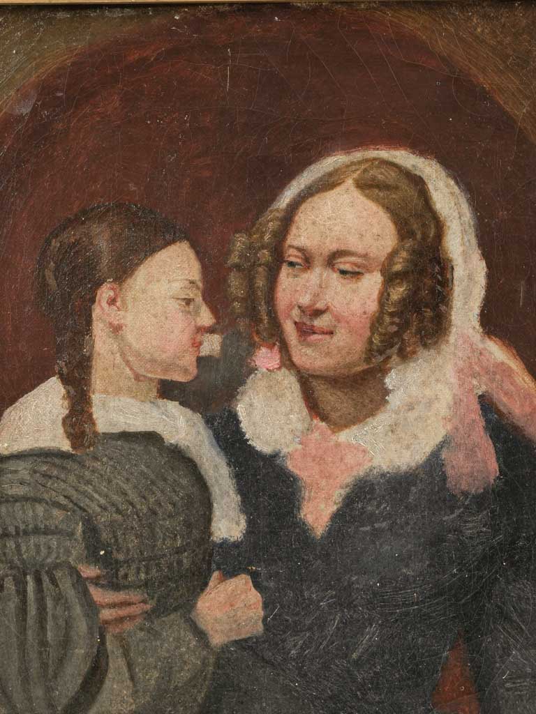 Romantic unsigned French artwork frame